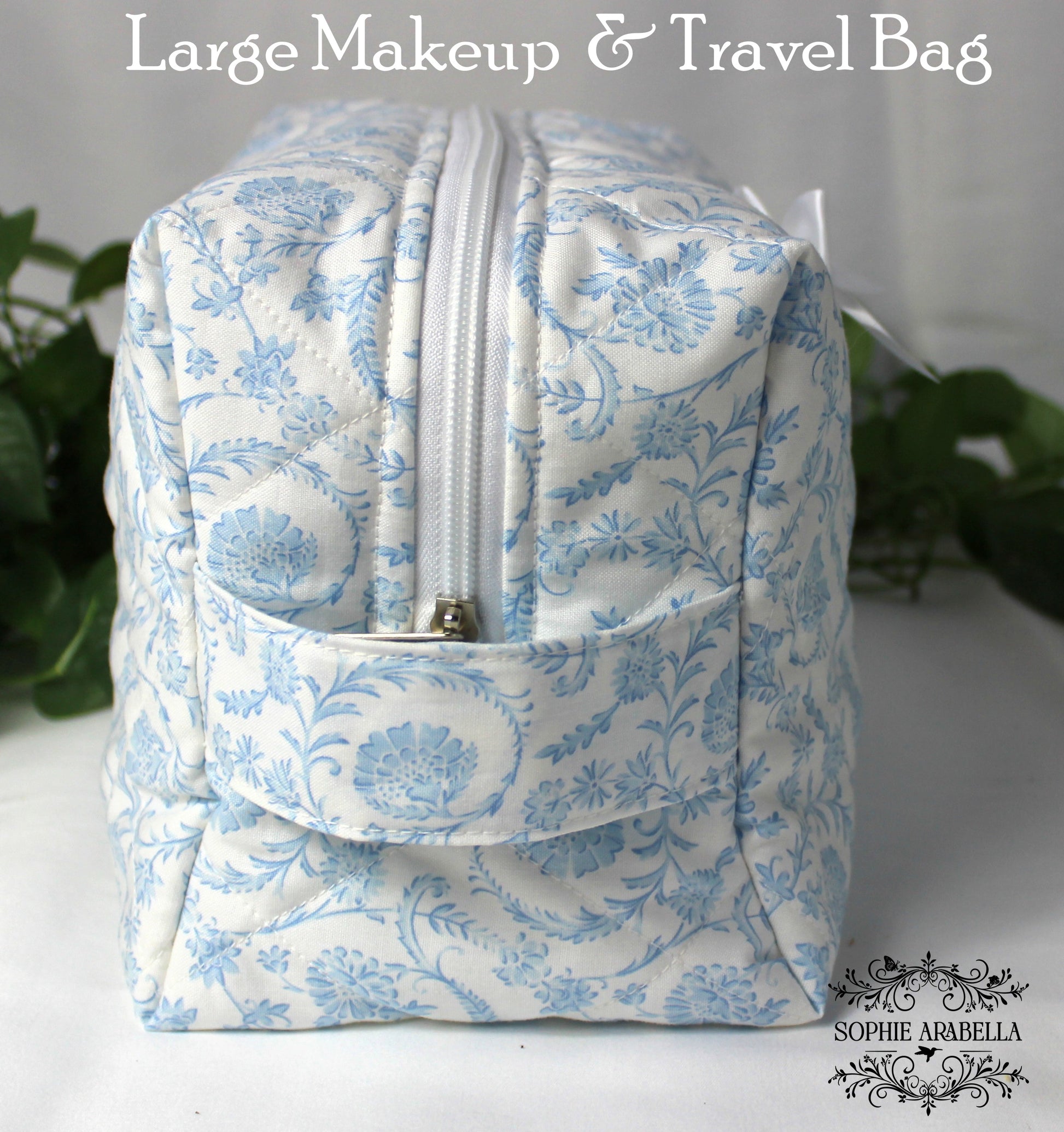 Makeup Bags - The Bella Blue Collection - Carry It All!