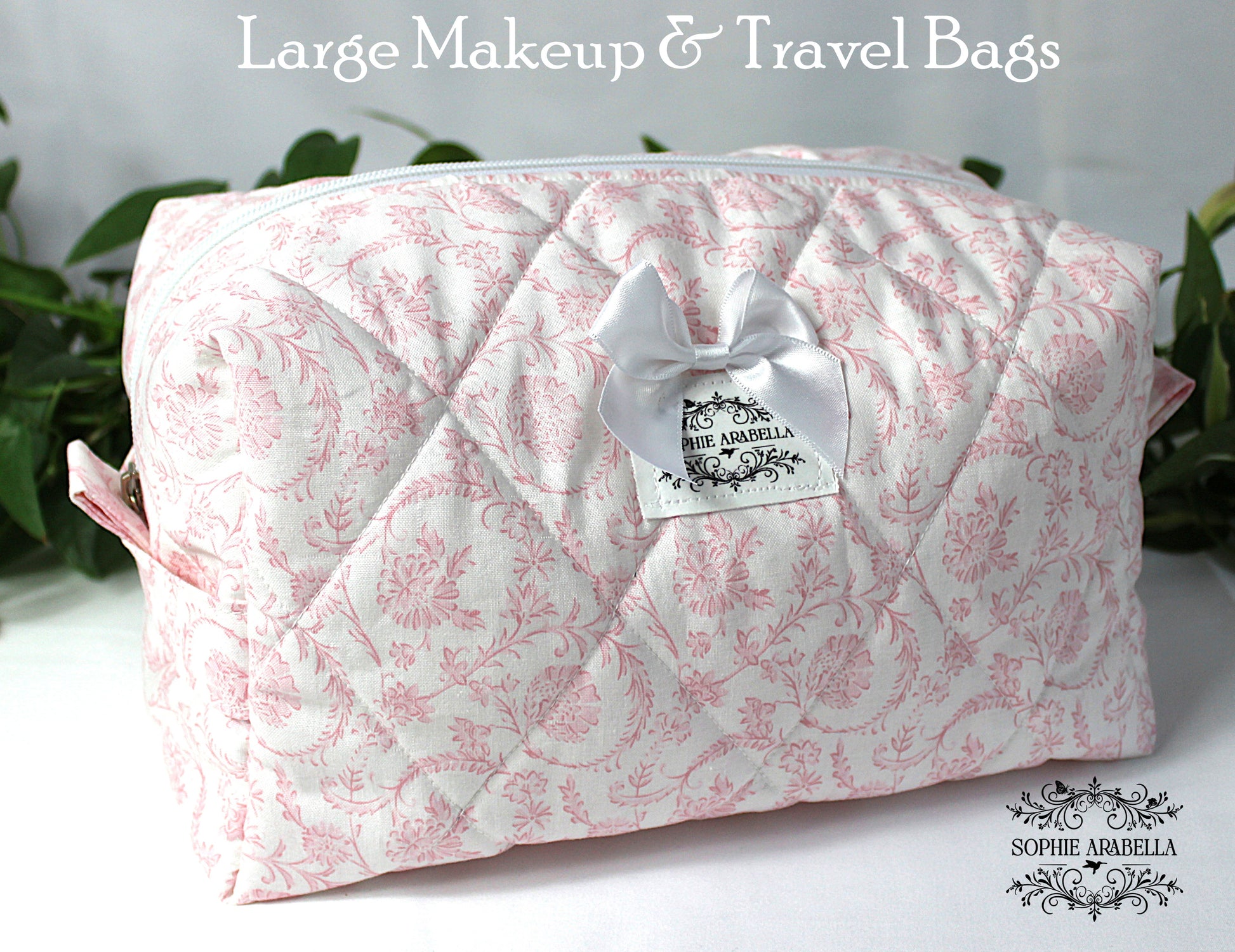 Makeup Bags - The Bella Pink Collection - Carry It All!