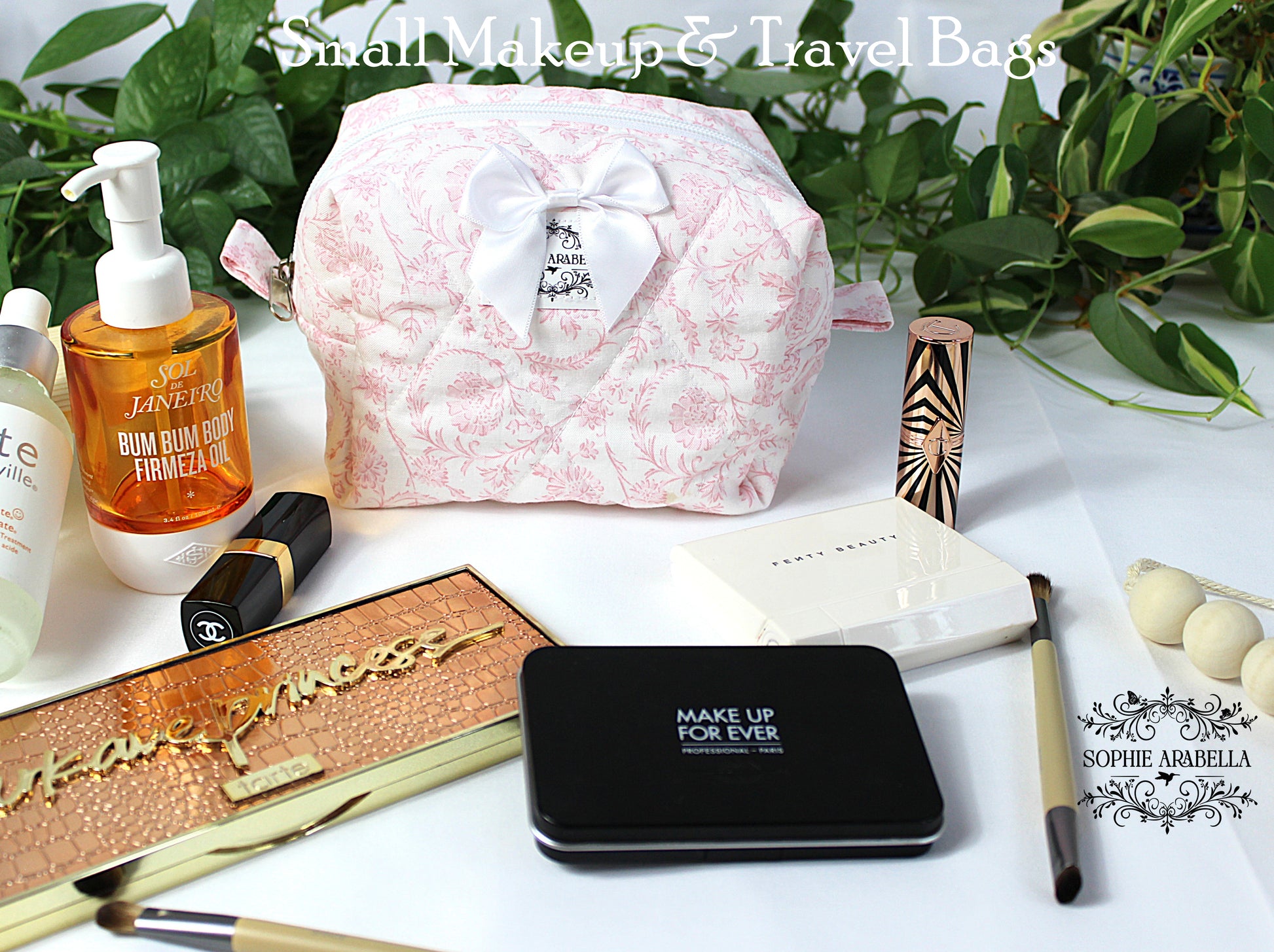 Makeup Bags - The Bella Pink Collection - Carry It All!