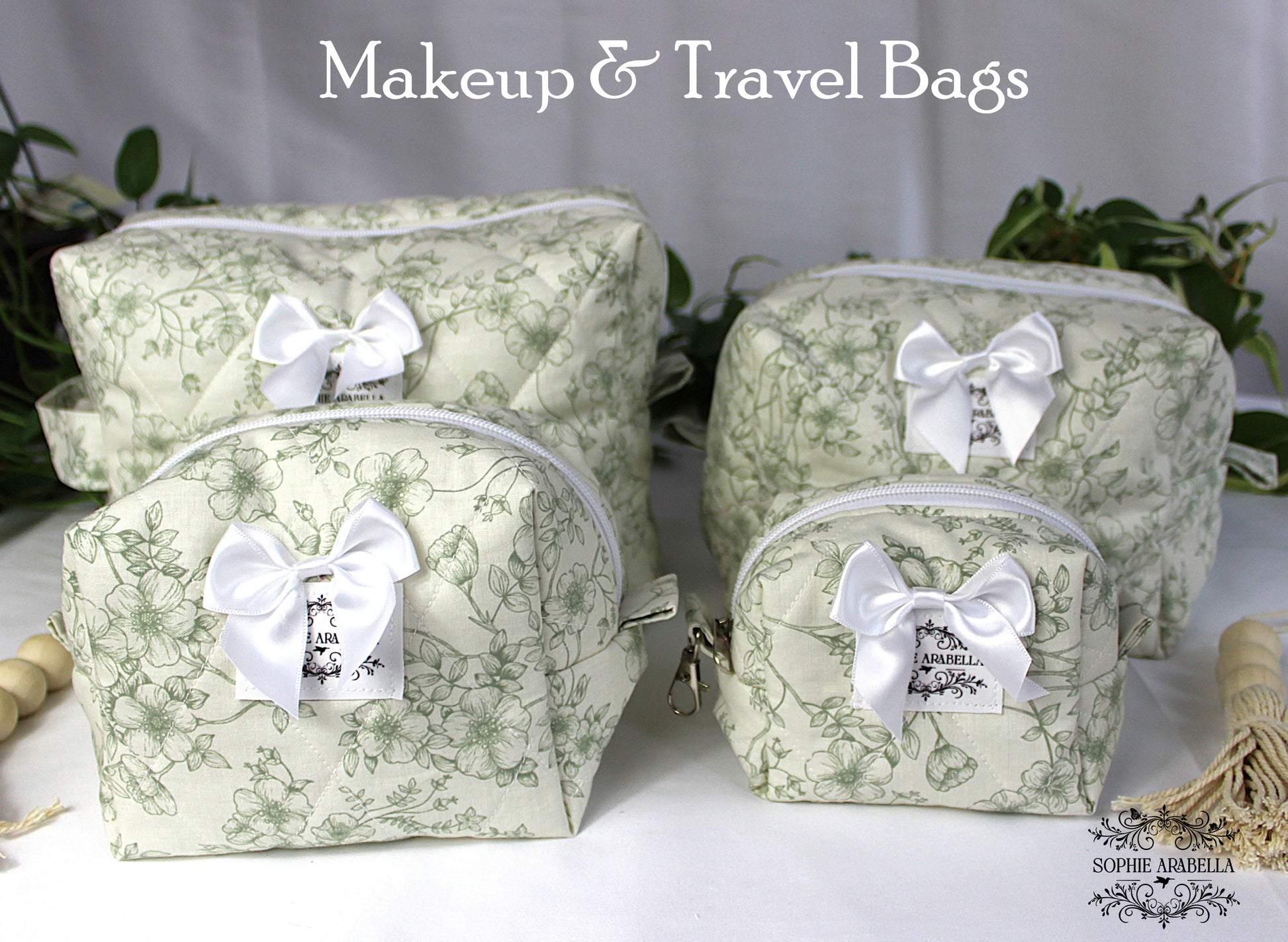 Makeup Bags - The Chloe Collection - Carry It All!