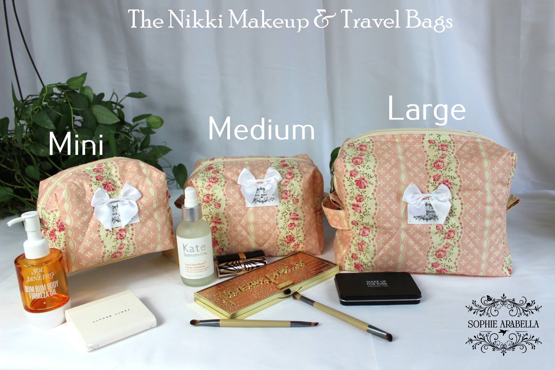 Makeup Bags - The Nikki Collection - Carry It All!