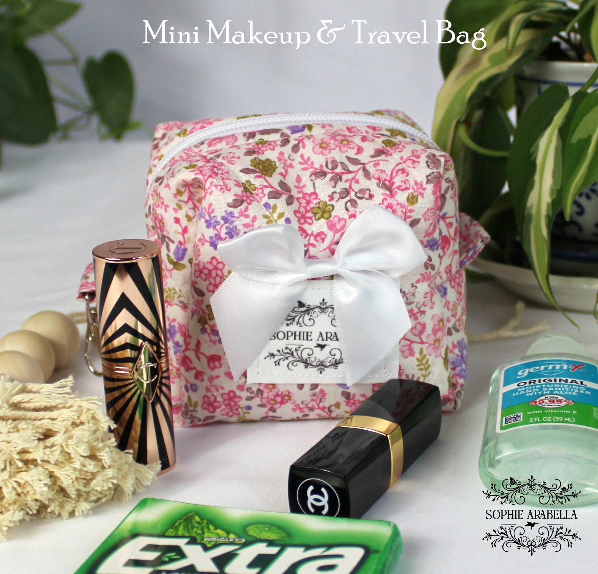 Makeup Bags - The Lucy Pink Collection - Carry It All!