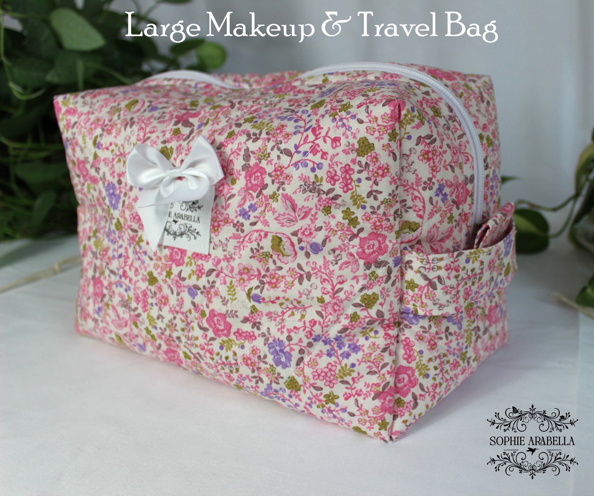 Makeup Bags - The Lucy Pink Collection - Carry It All!
