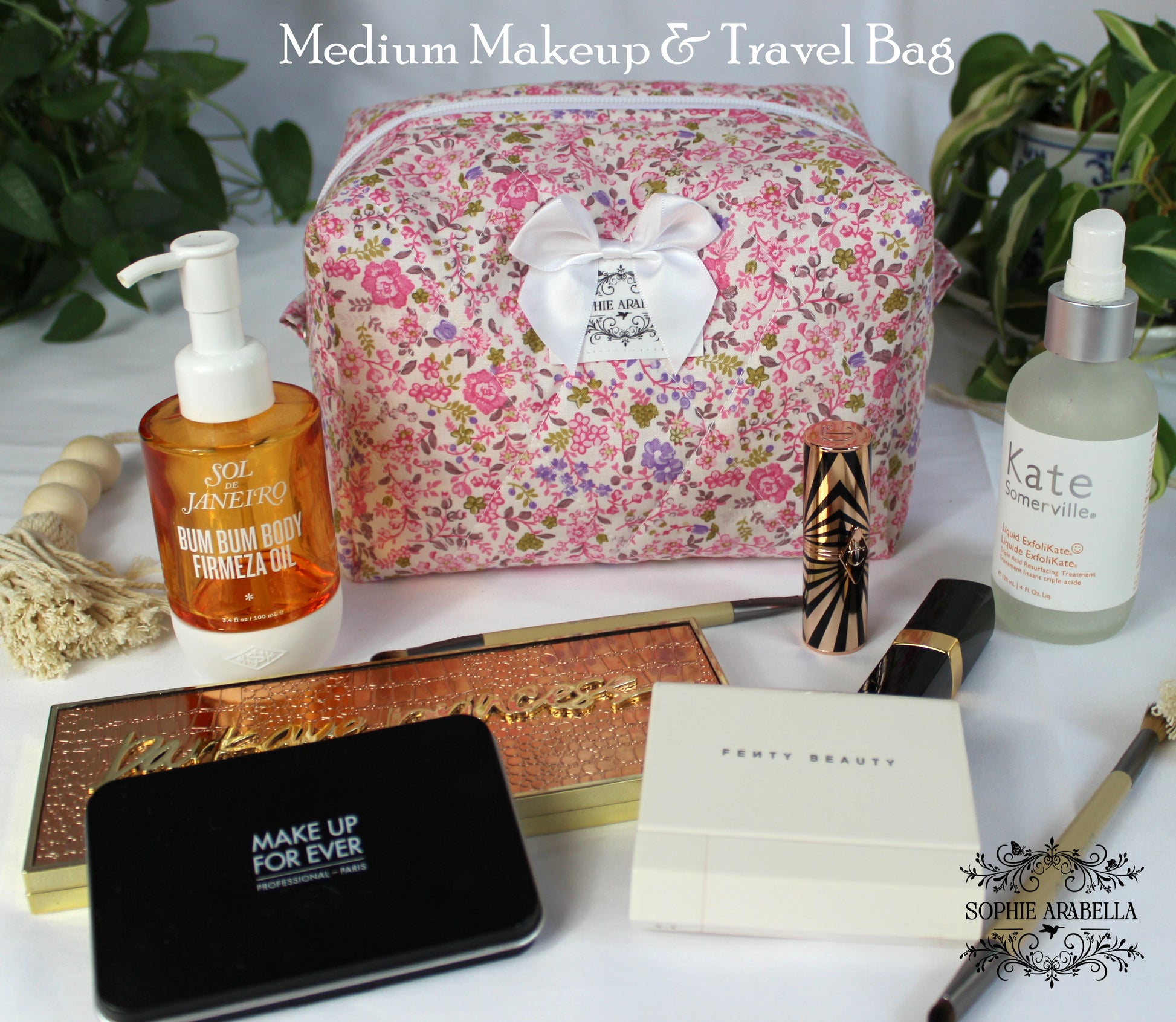 Makeup Bags - The Lucy Pink Collection - Carry It All!