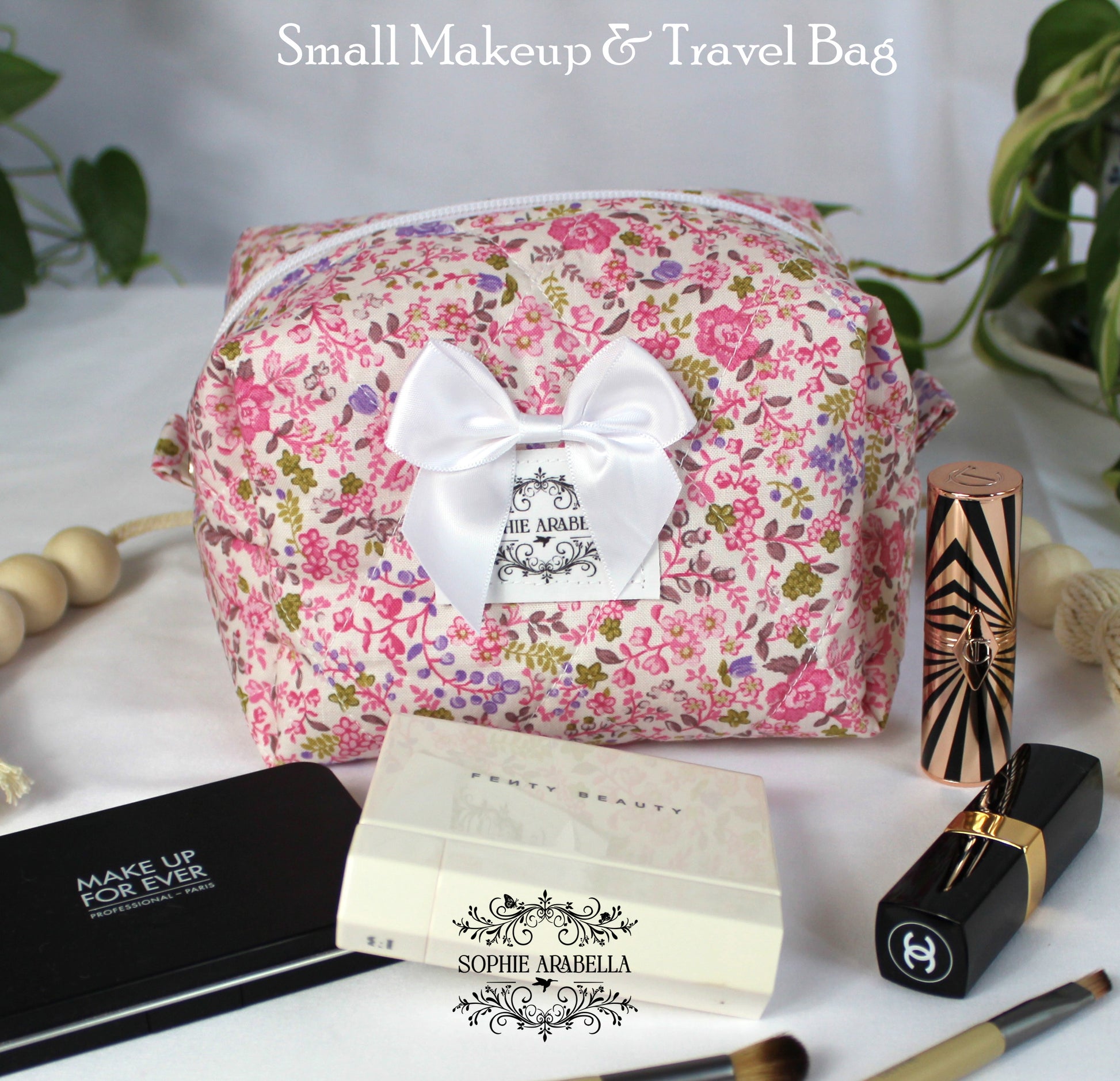 Makeup Bags - The Lucy Pink Collection - Carry It All!