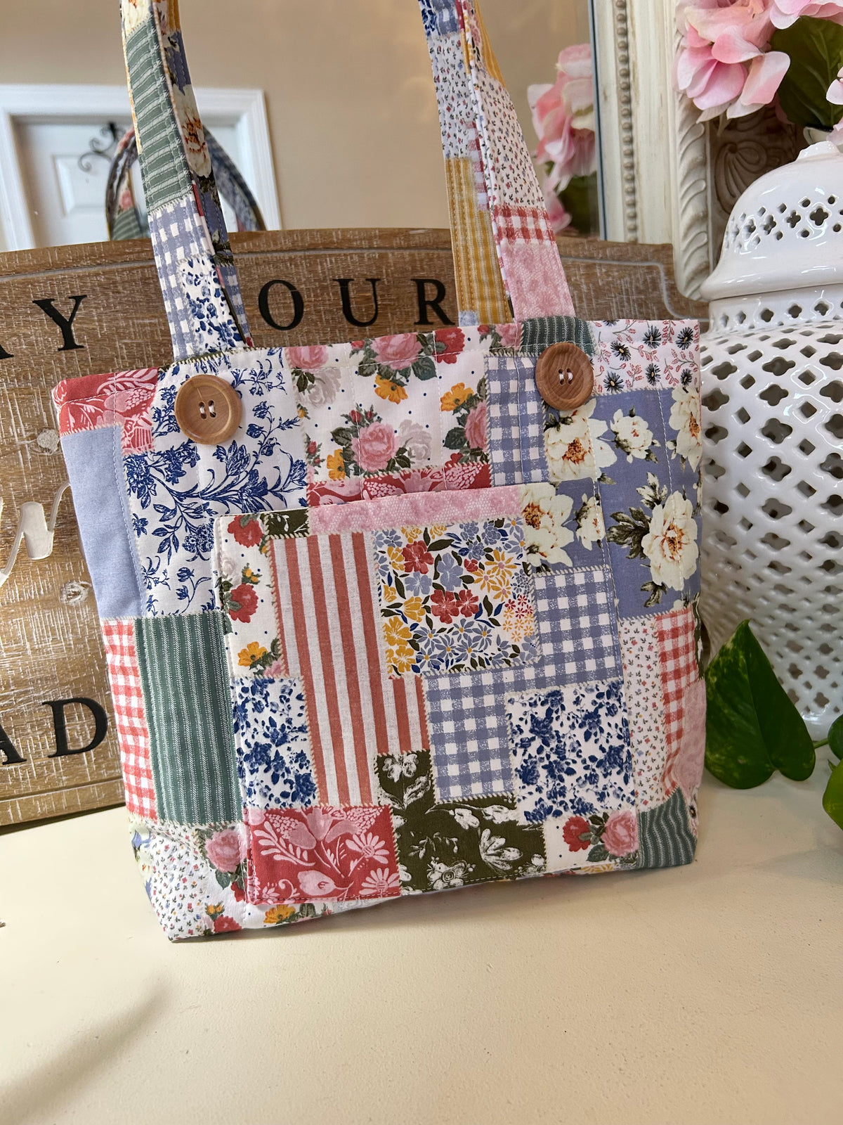 The Sweet Petite Quilted Tote Bag
