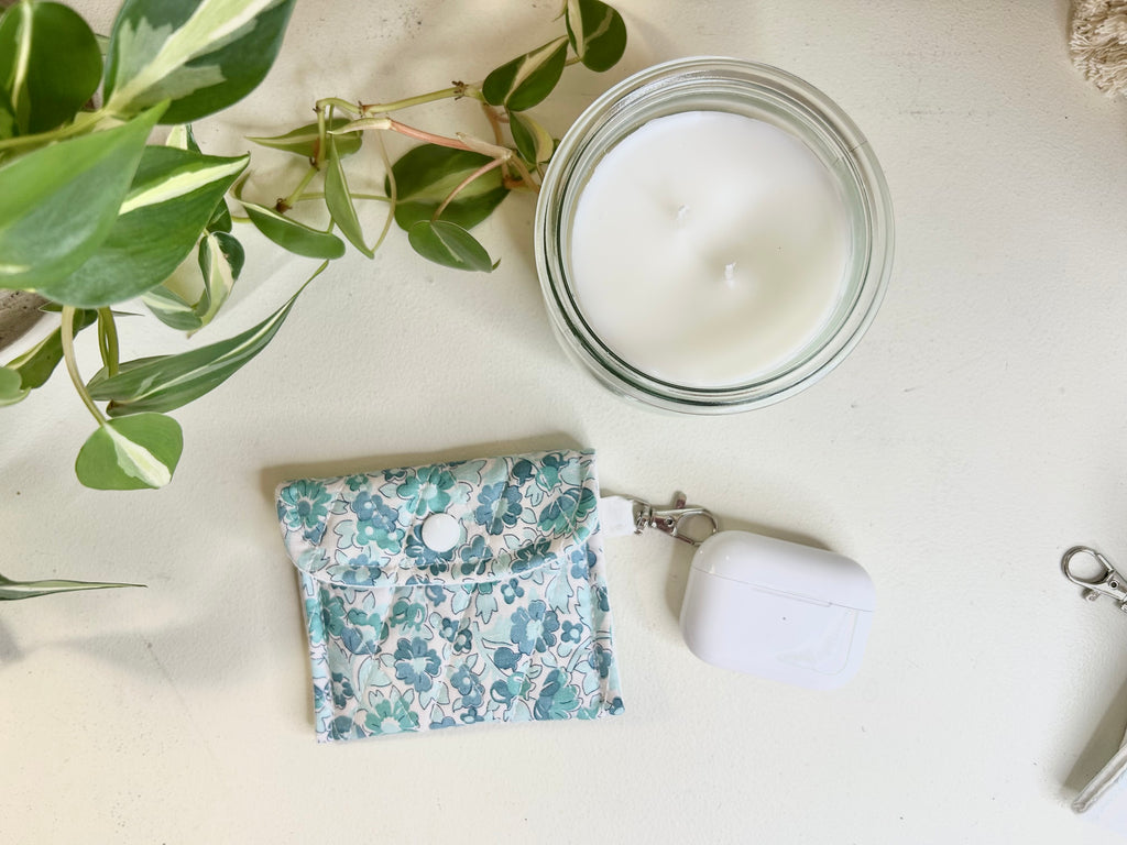 Mini Pouch - Floral Teal (Limited Edition)