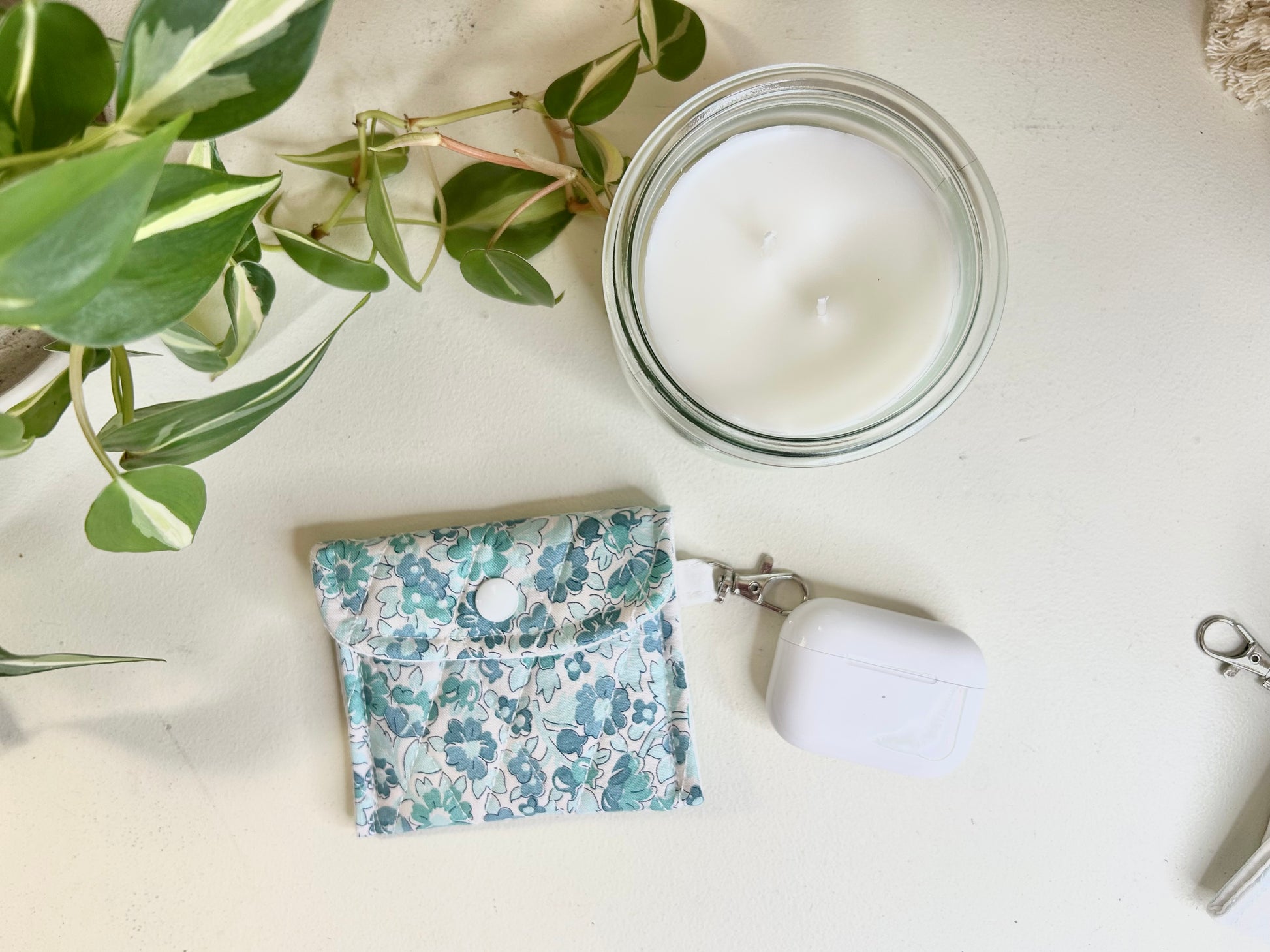 Mini Pouch - Floral Teal (Limited Edition)