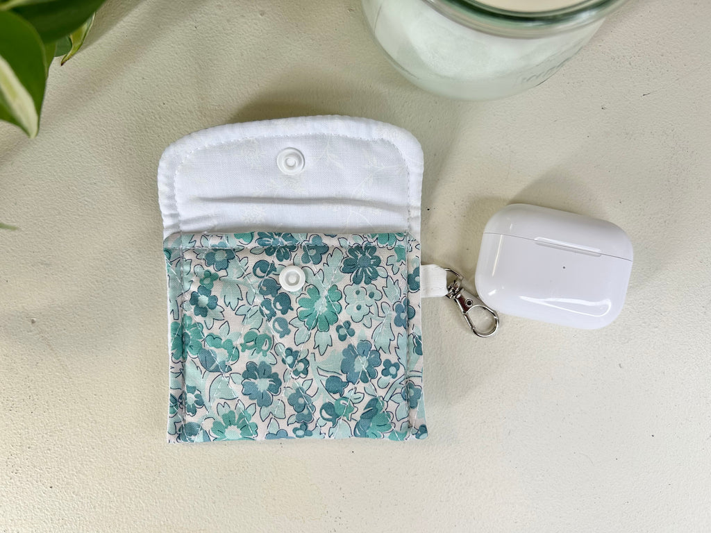 Mini Pouch - Floral Teal (Limited Edition)