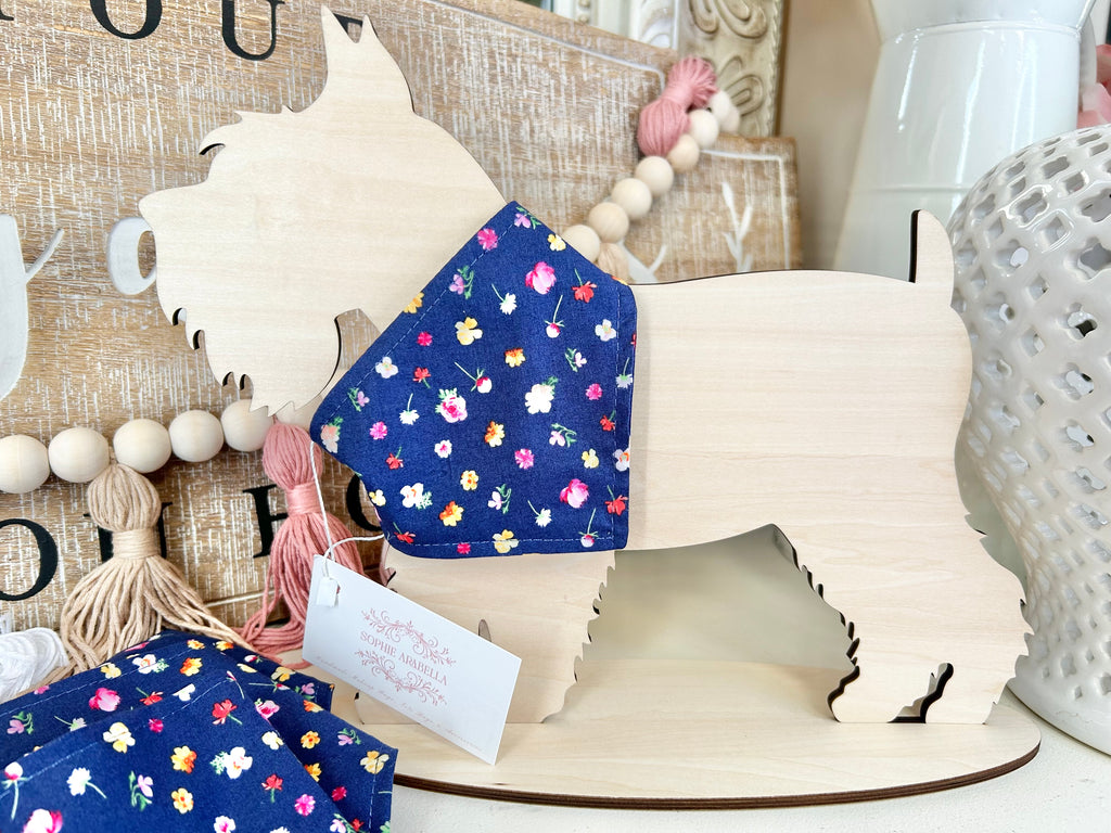 Navy & Florals
