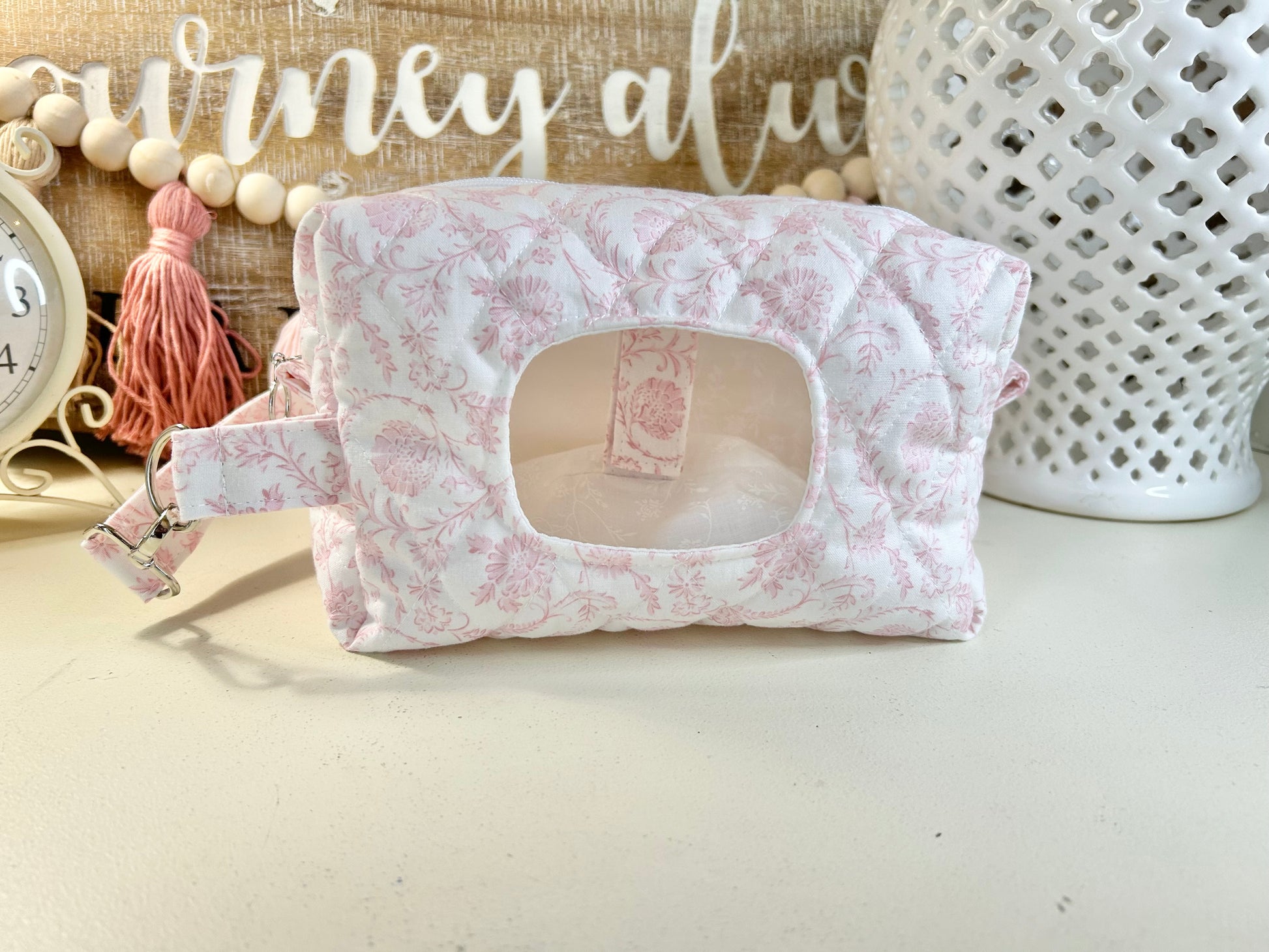 Wipes Bag - Bella Pink