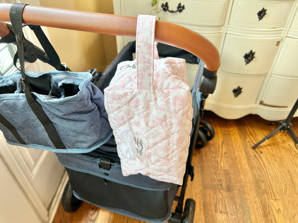 Wipes Bag - Bella Pink
