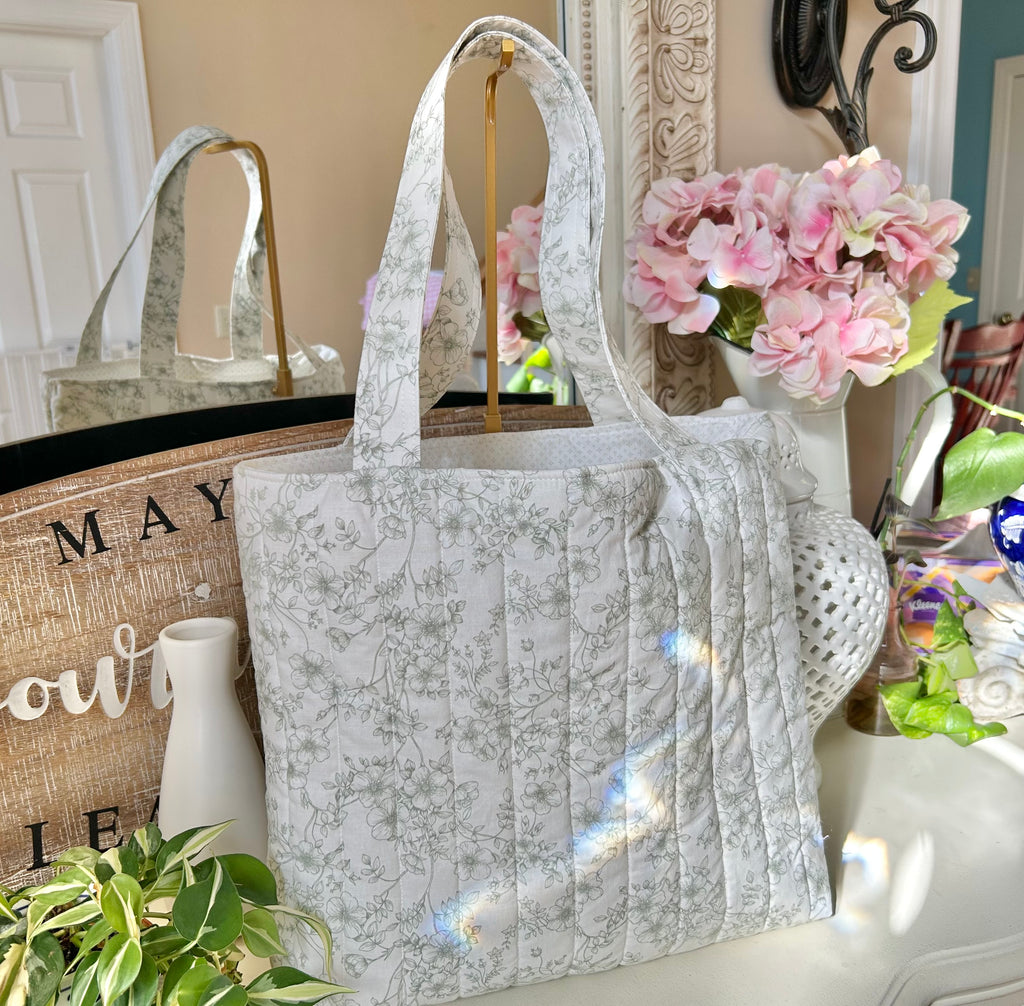 Medium Open Tote Bag - Willow