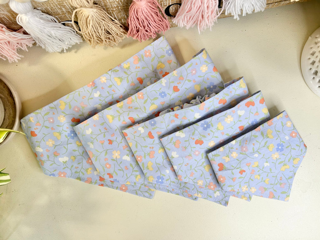 Light Blue & Florals