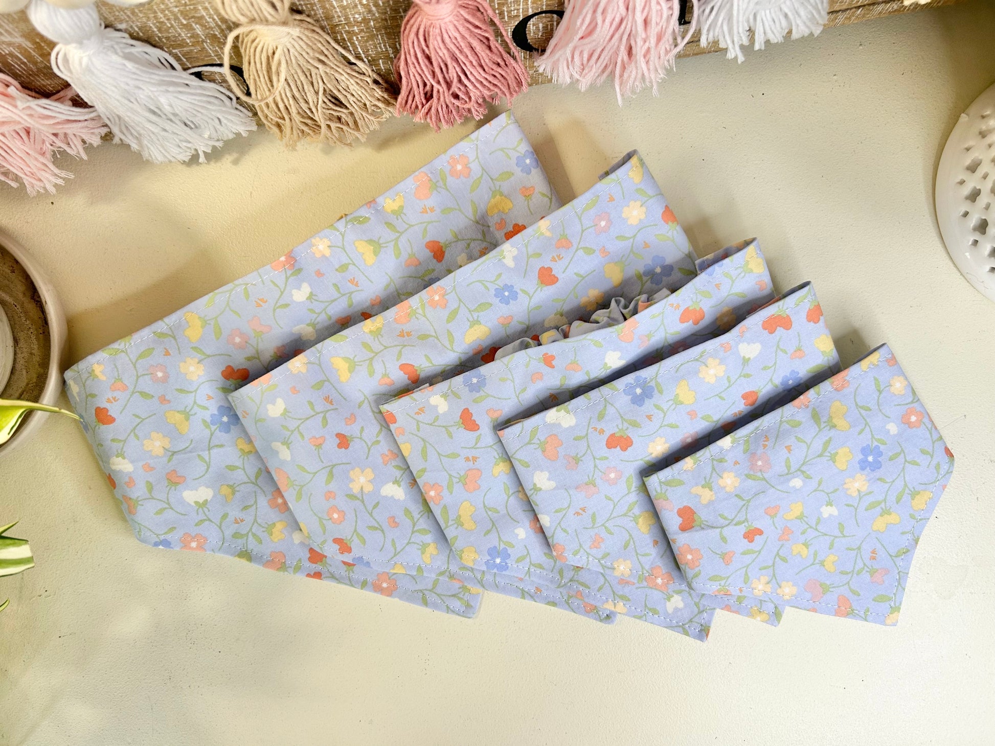 Light Blue & Florals