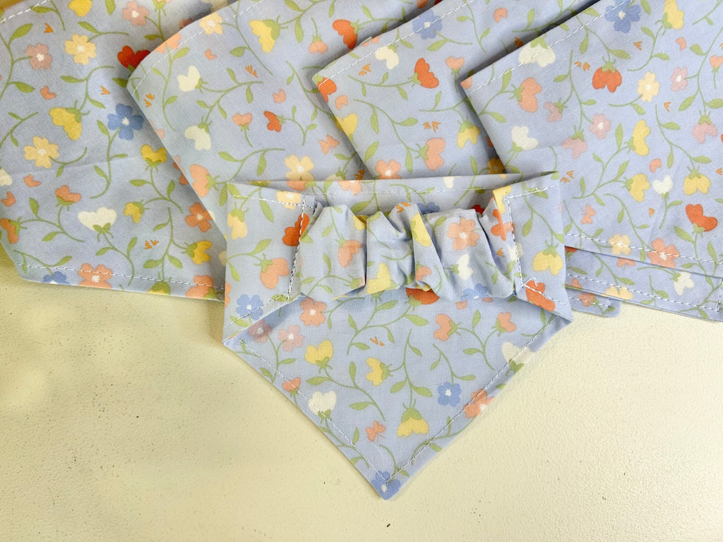 Light Blue & Florals