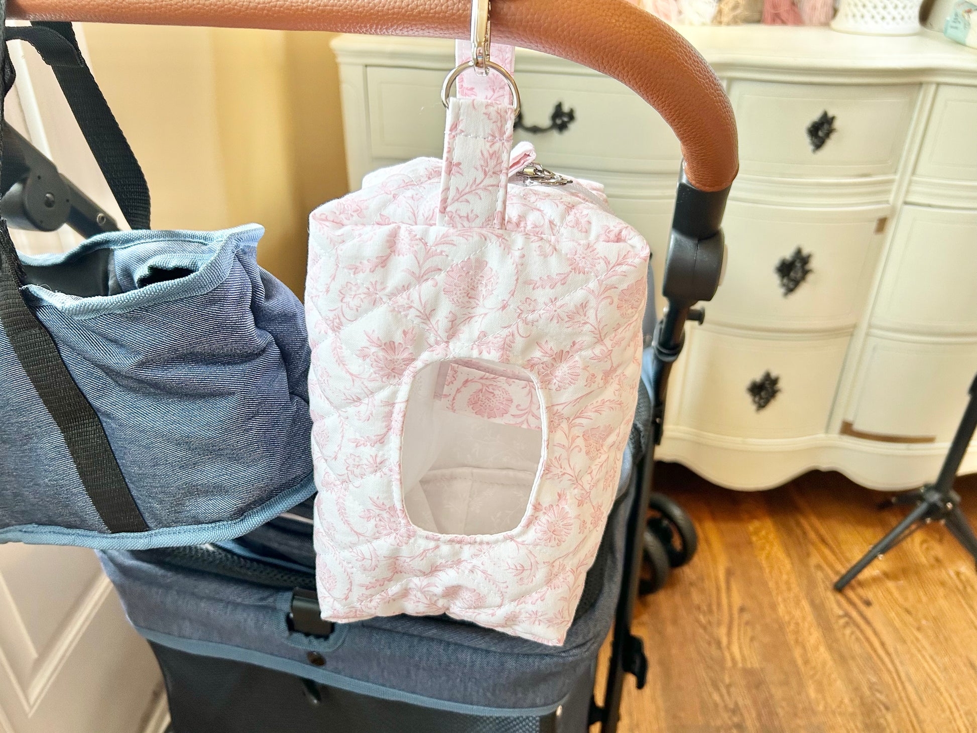 Wipes Bag - Bella Pink