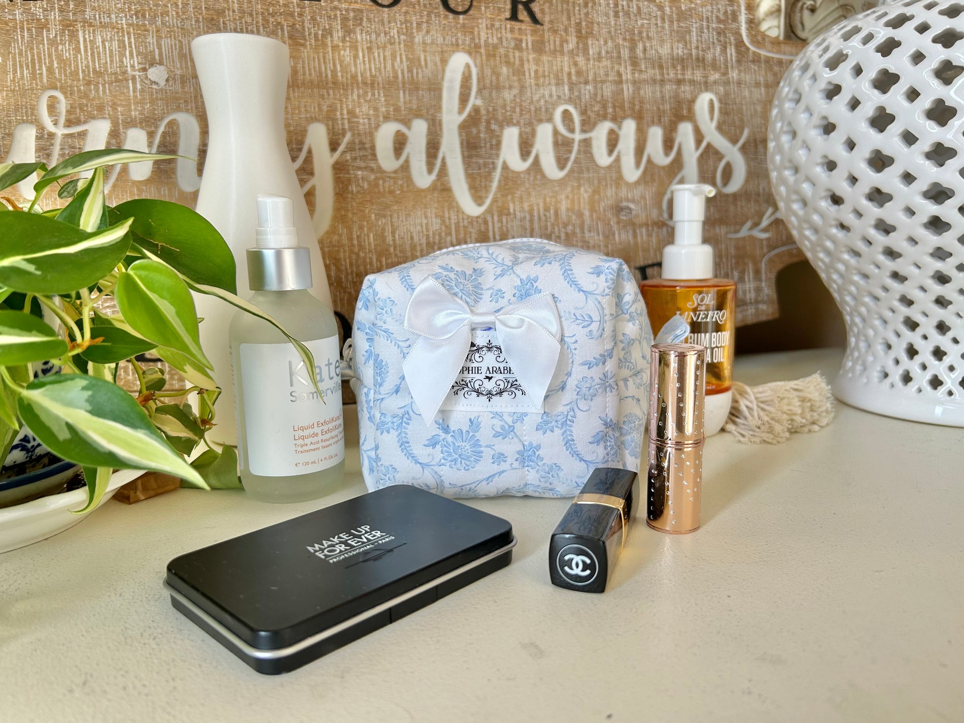 Makeup Bag Mini - Bella Blue (Limited Edition)