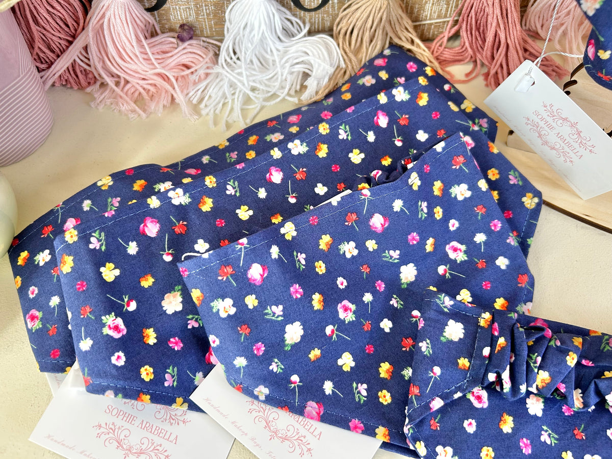 Navy & Florals