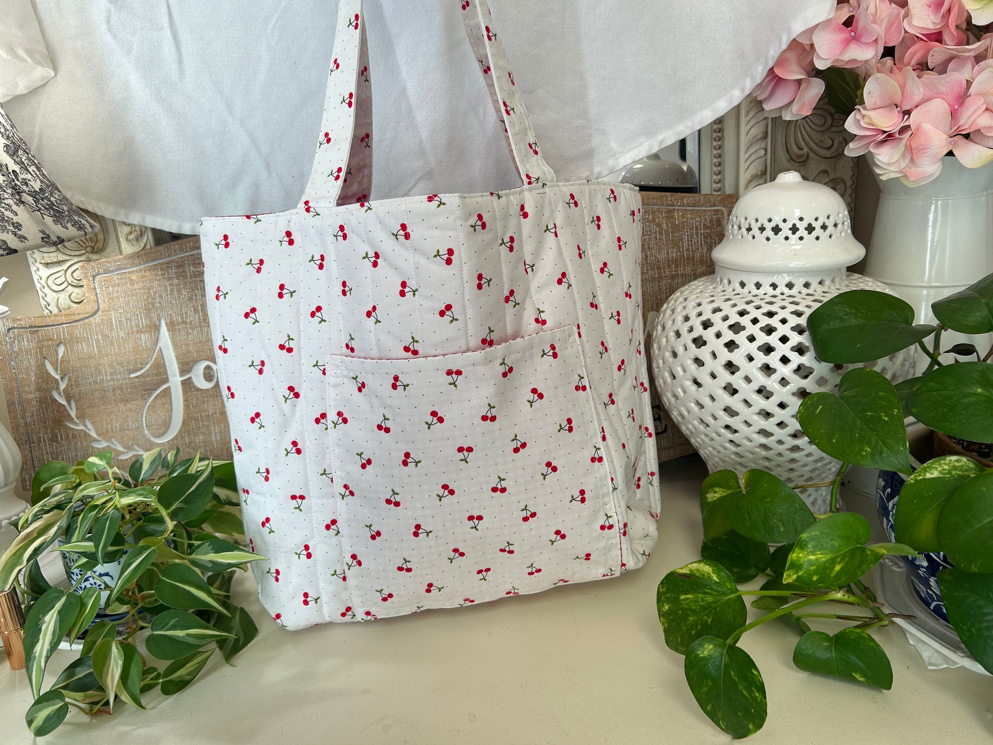 Everyday Tote - Cherries Jubilee