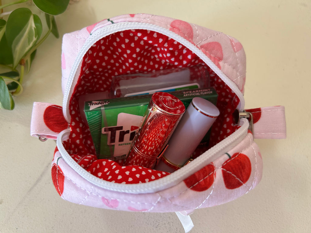 Charm Bag-Cherries & Bows Limited Quantity