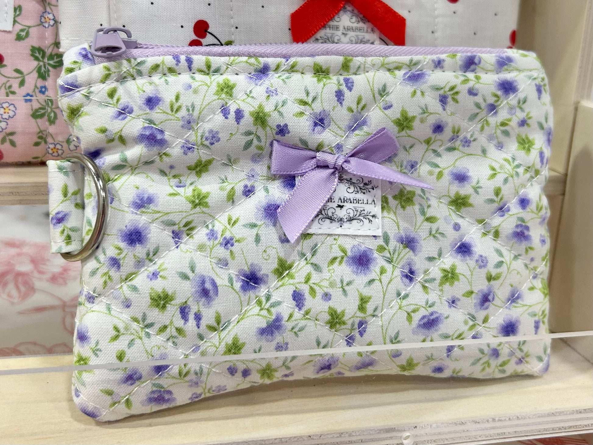 Keychain Wallet - Petunia