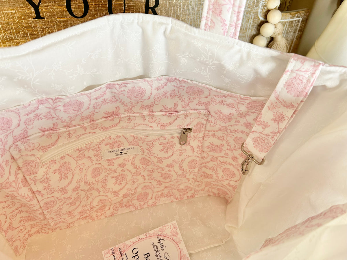 Bella Tote Bag - Bella Pink