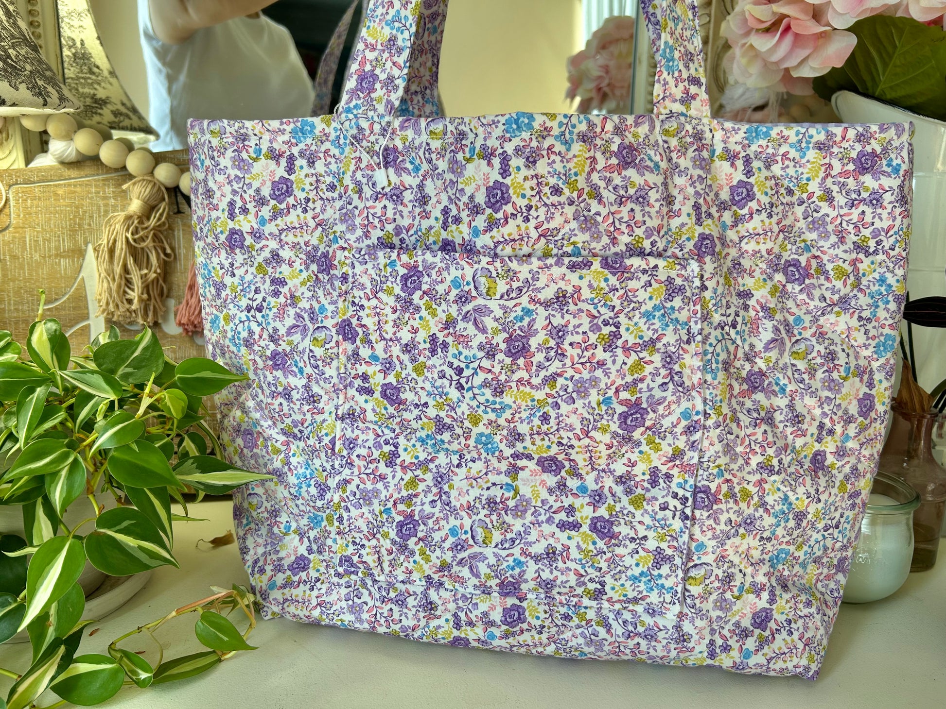 Large Open Tote - Lily