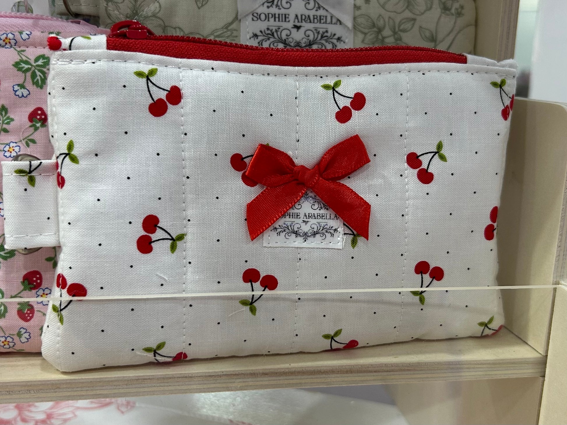 Keychain Wallet - Cherries Jubilee