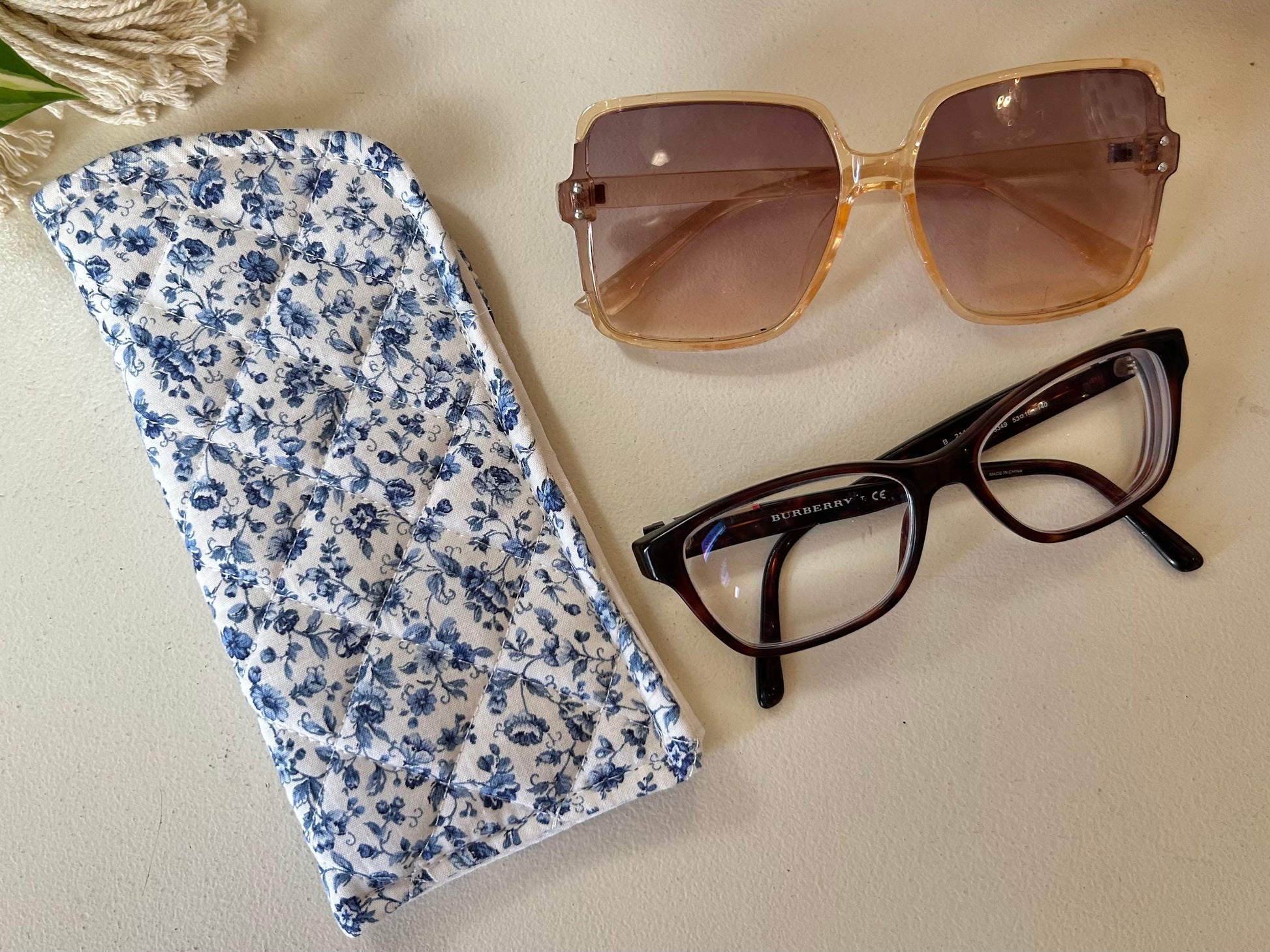 Eyeglasses Case - Emmy Blue Floral