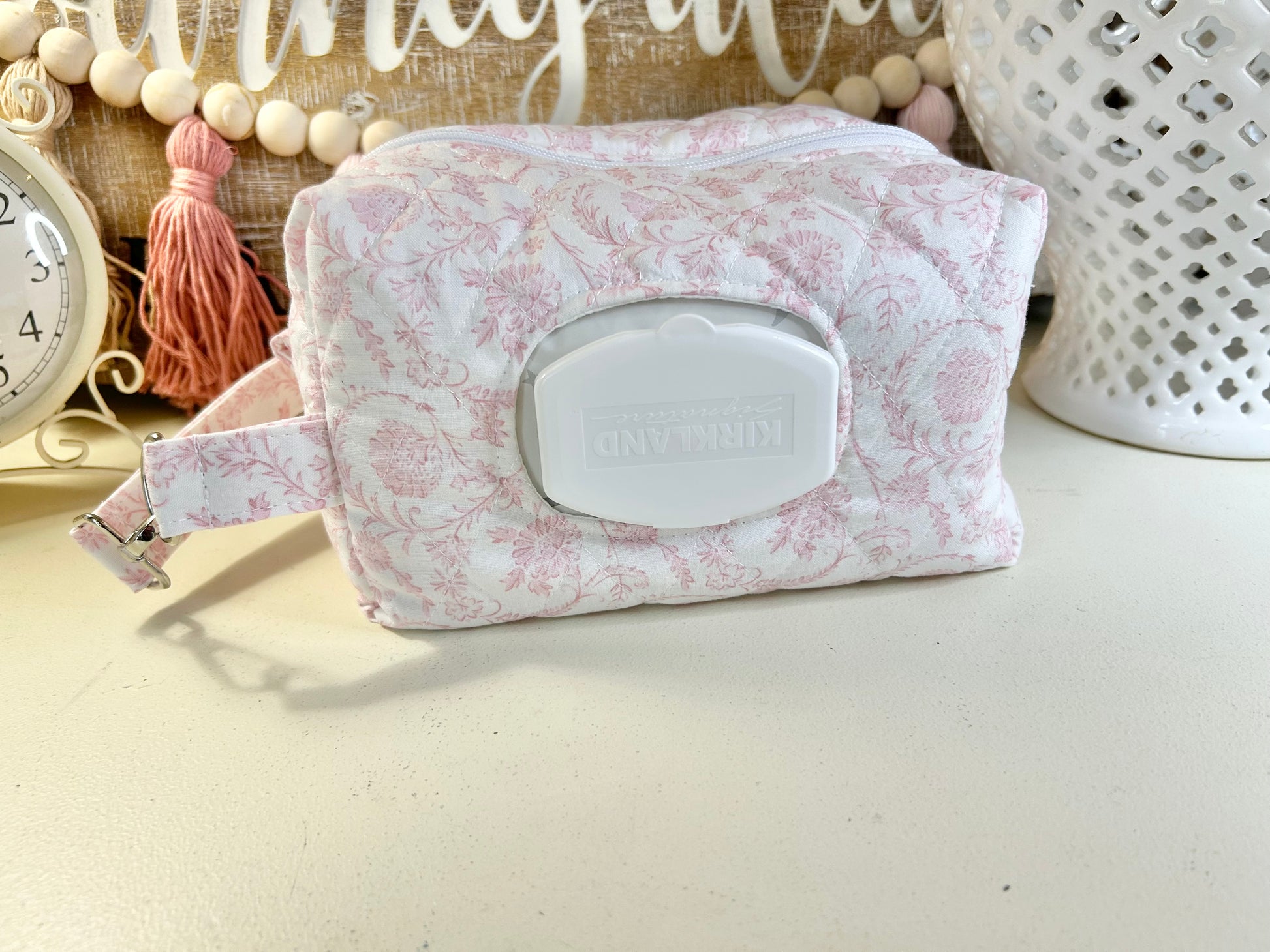 Wipes Bag - Bella Pink