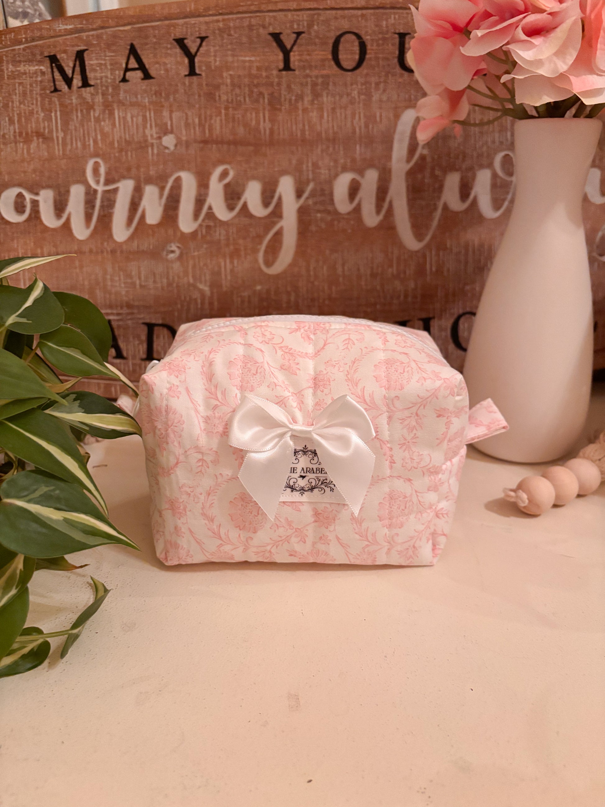 Small Makeup Bag - Bella Pink