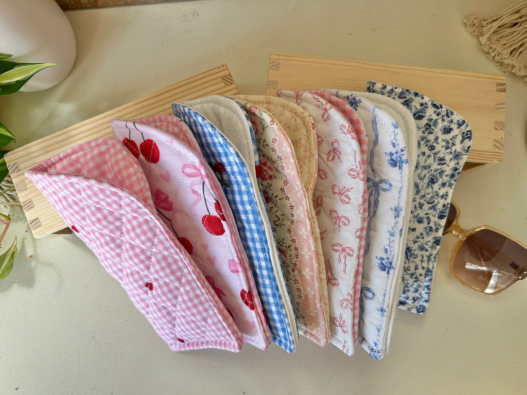 Eyeglasses Case - Blue Ribbons & Bows