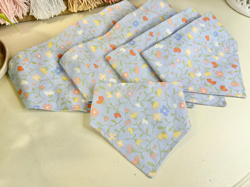 Light Blue & Florals
