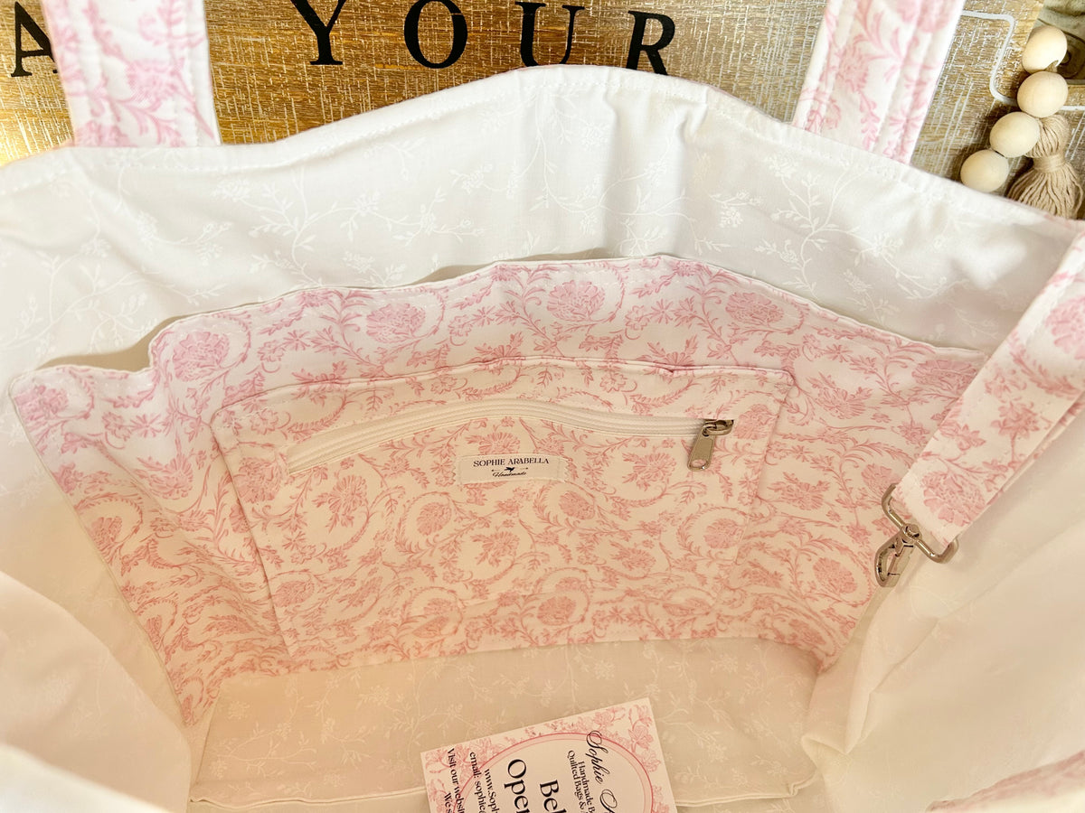 Bella Tote Bag - Bella Pink