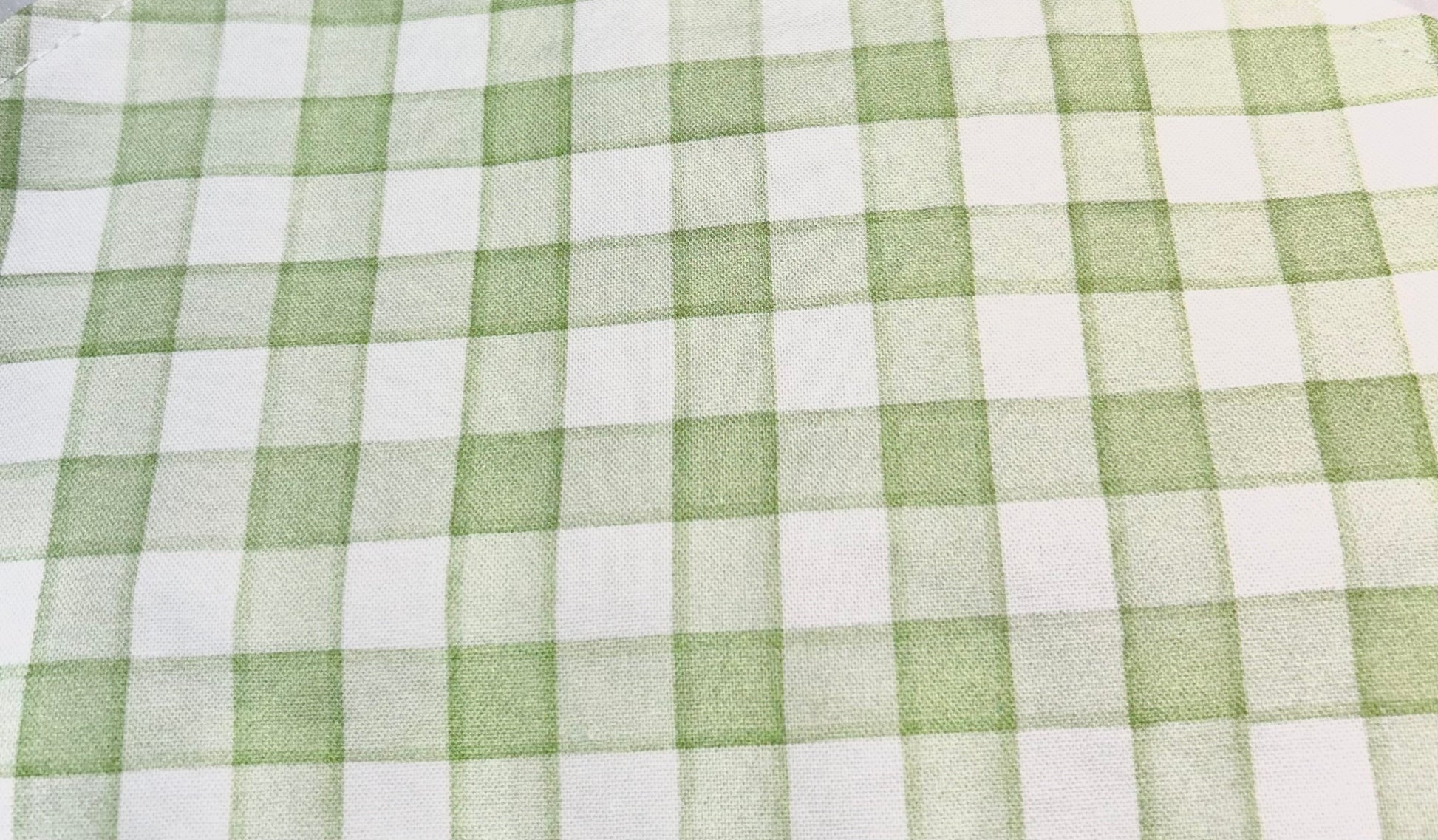 Green & White Gingham