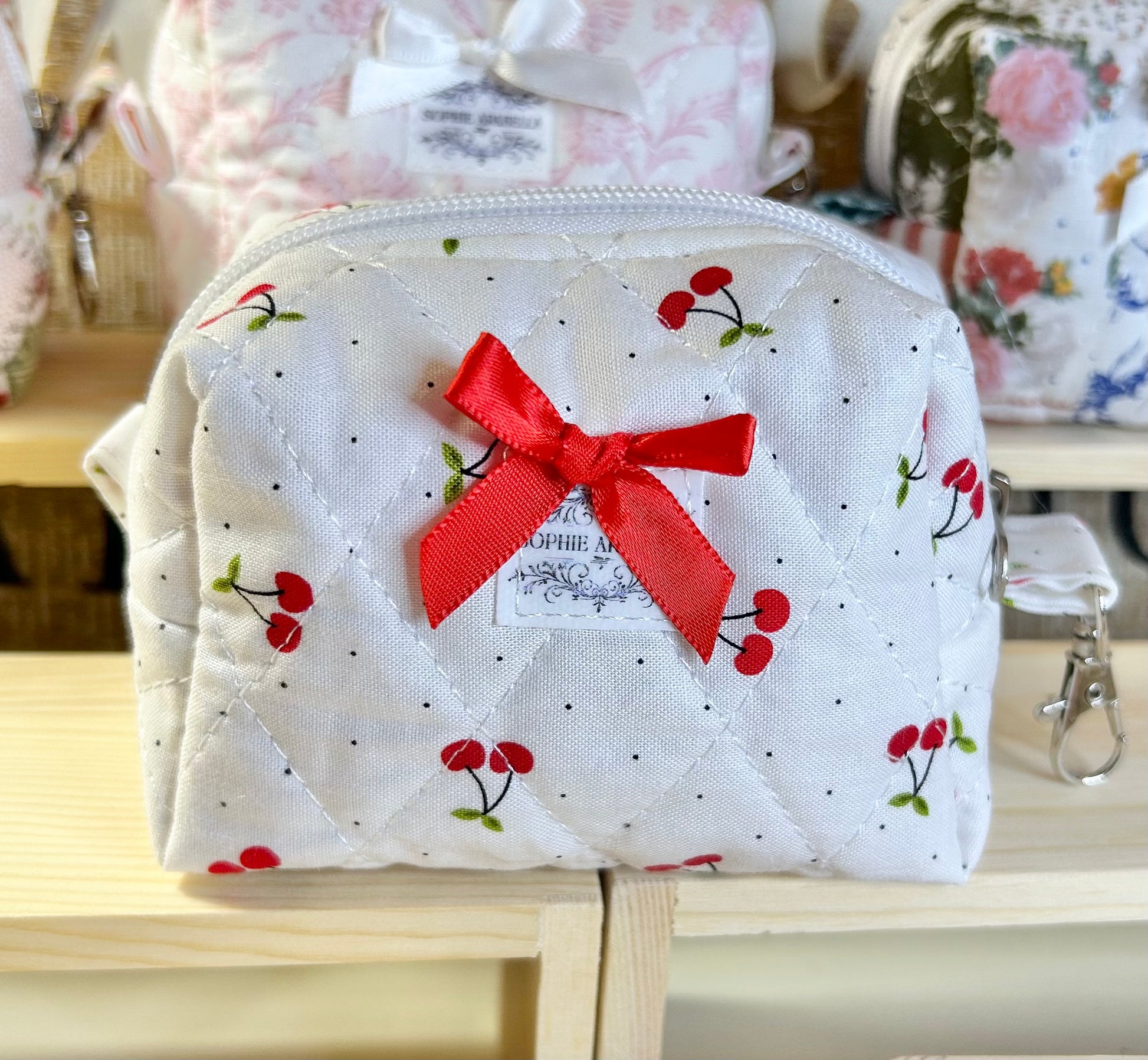 Charm Bag - Cherries Jubilee
