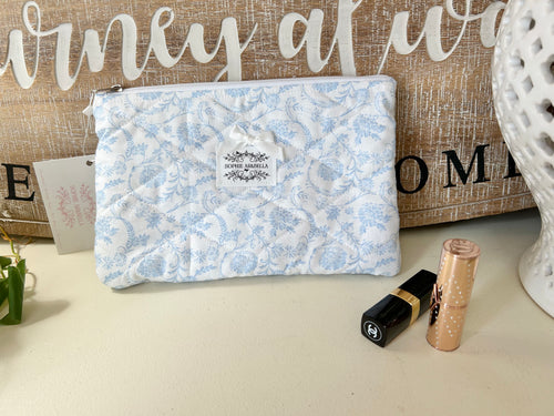 Bella Blue Cosmetic Pouch