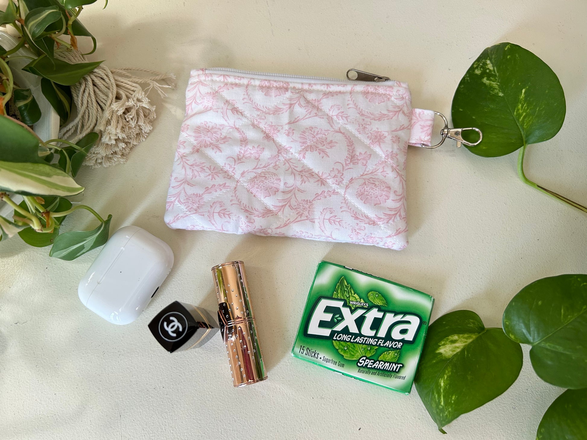 Bella Pink Zippered Wallet