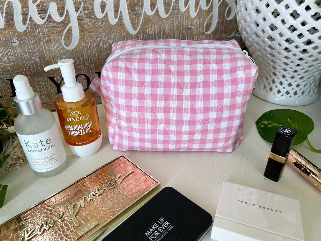 Pretty in Pink Makeup Bag