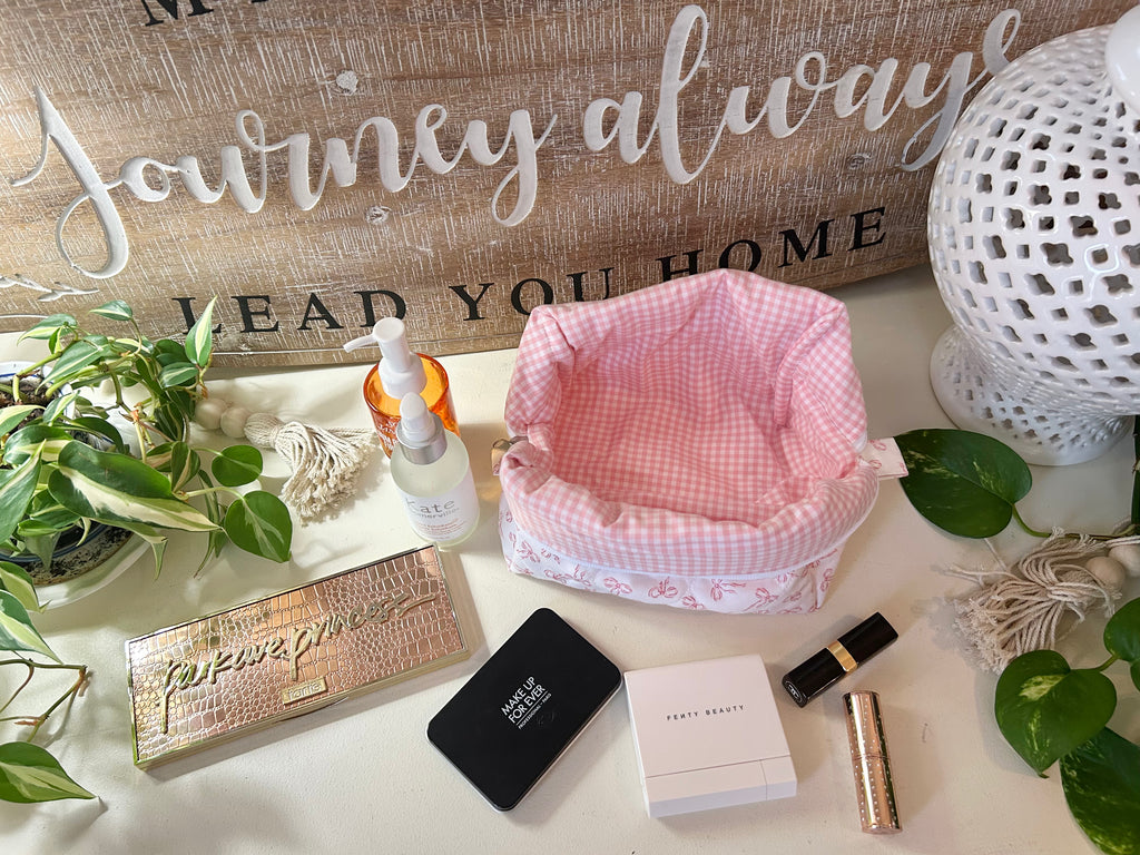 Coquette Bows Makeup Bag