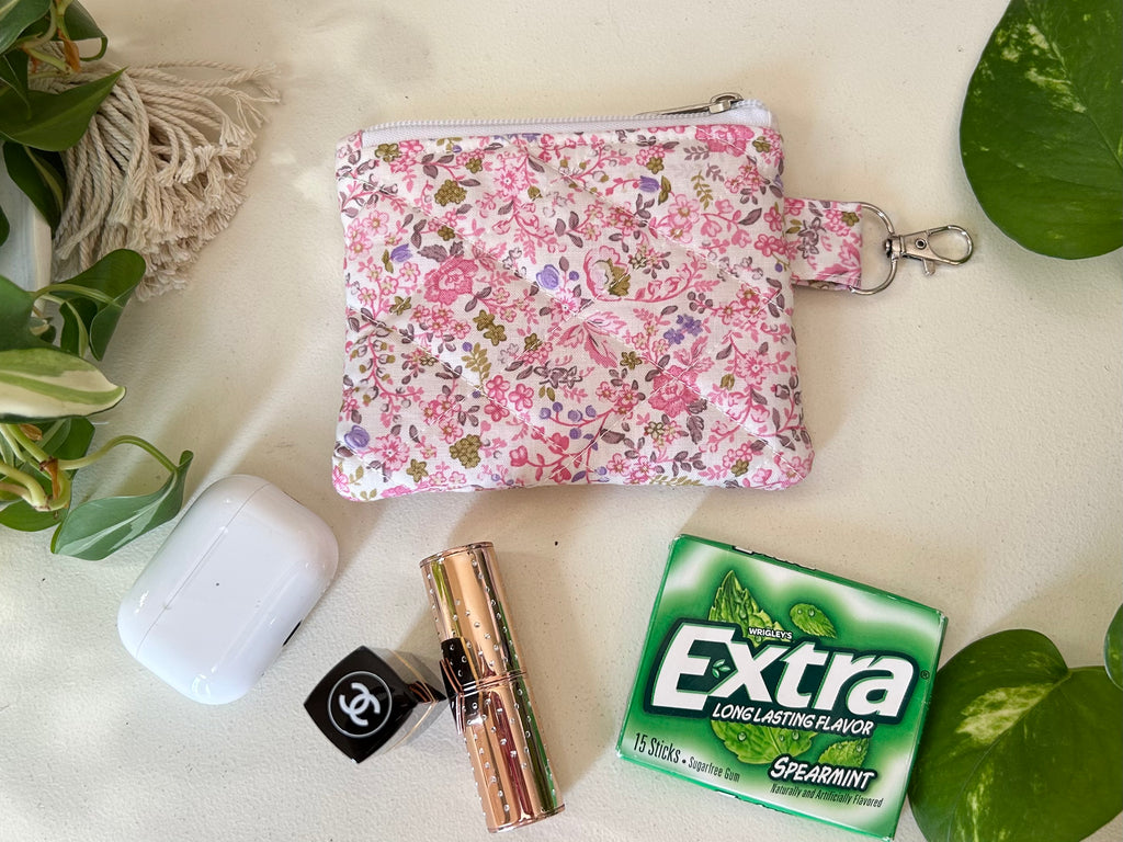 Lucy Pink Zippered Wallet