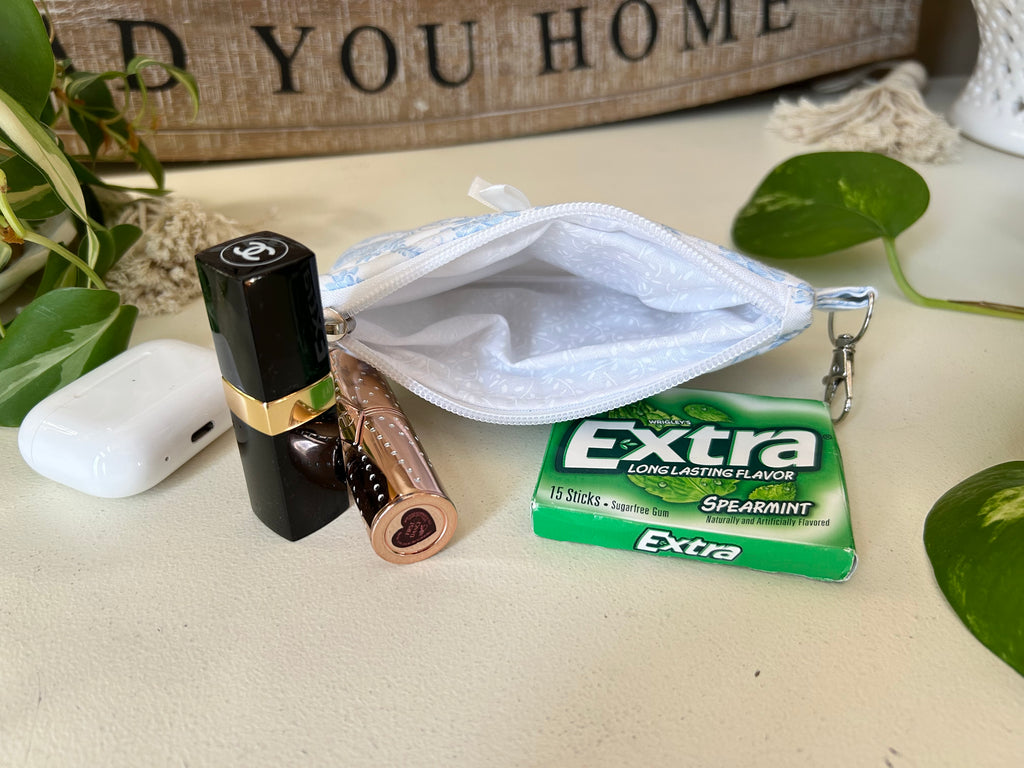 Bella Blue Zippered Wallet