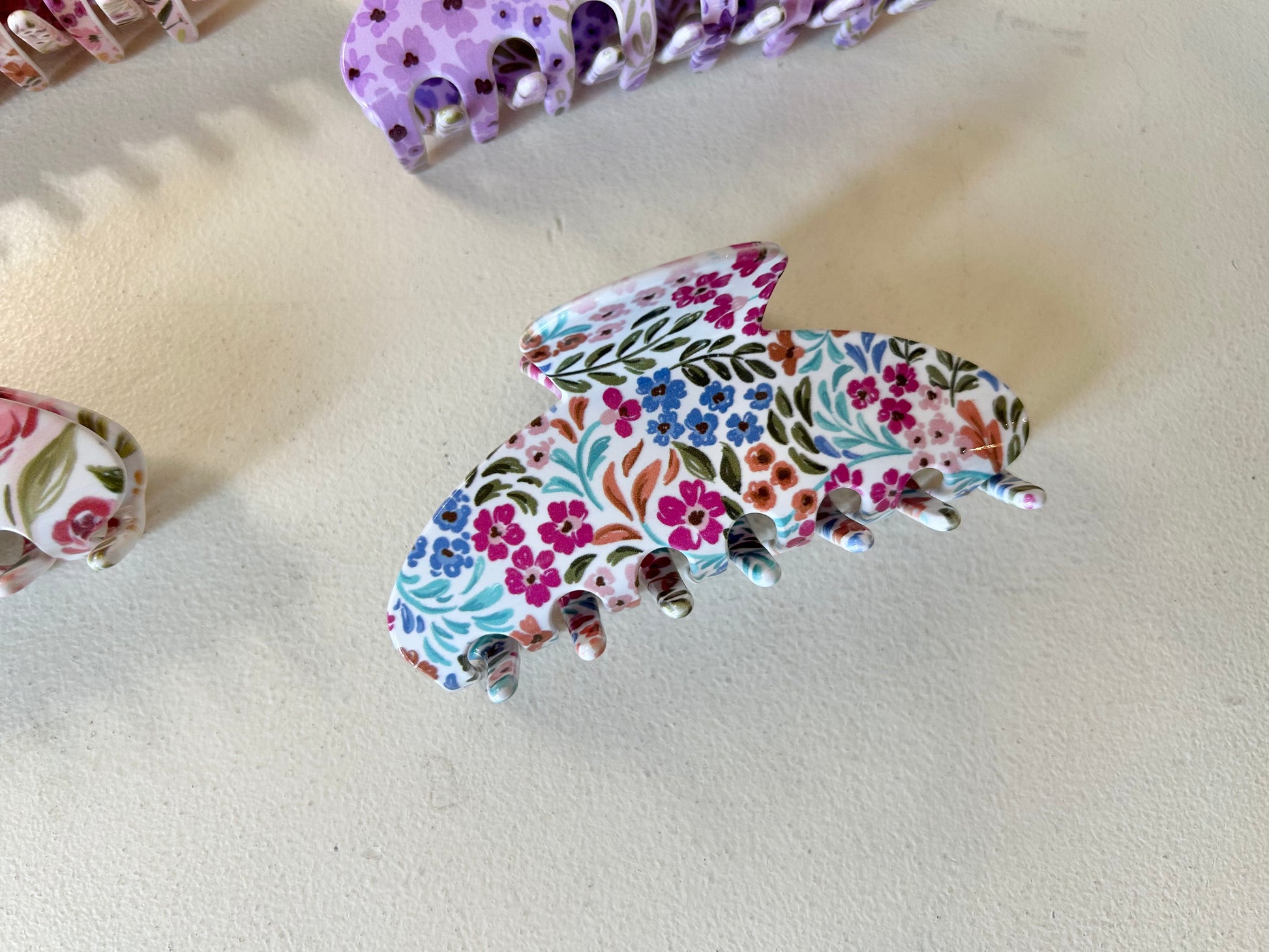 Floral Filigree Hair Clip