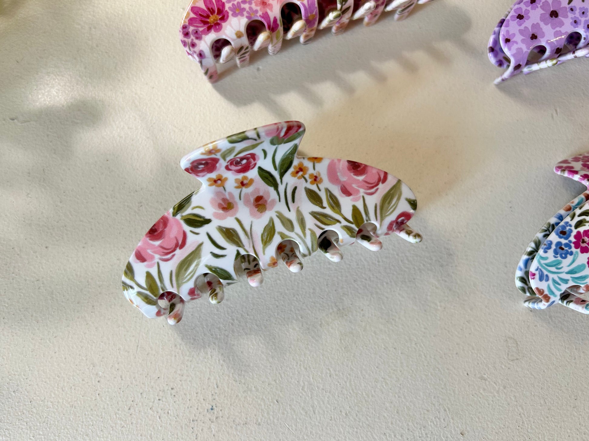 Spring Garden Hair Clip