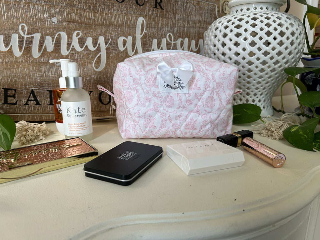 Bella Pink Makeup Bag