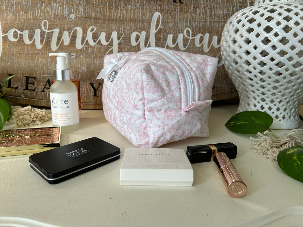 Bella Pink Makeup Bag