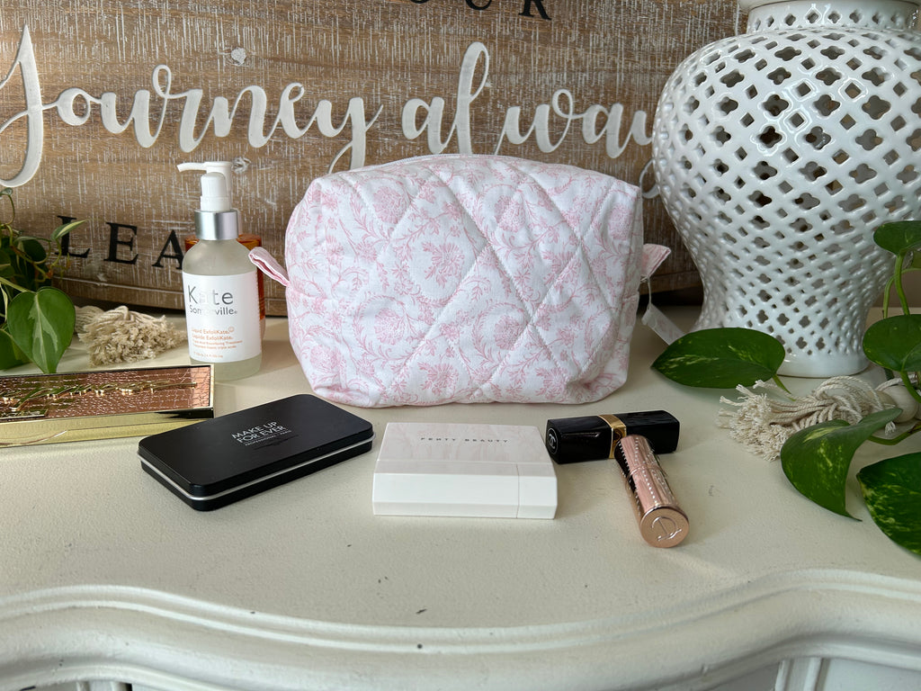 Bella Pink Makeup Bag