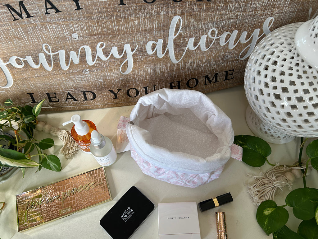 Bella Pink Makeup Bag