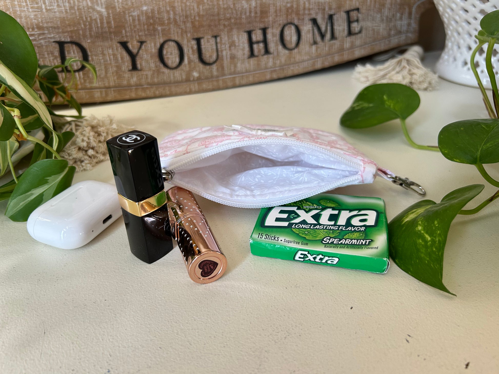 Bella Pink Zippered Wallet